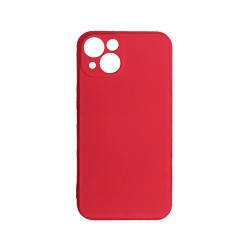Funda de Silicona Suave para Apple iPhone 14 Rojo